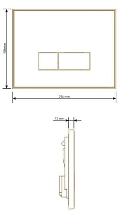 Πλακέτα Reflet 90 Black Siamp 111993