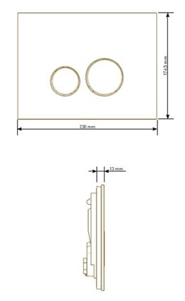 Πλακέτα Reflet 360 Black Siamp 111998