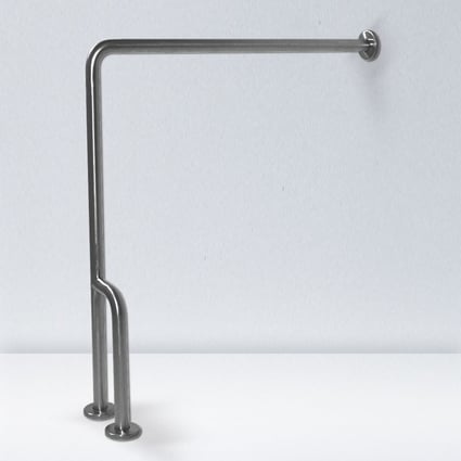 Μπάρα τοίχου-δαπέδου δεξιά Inox