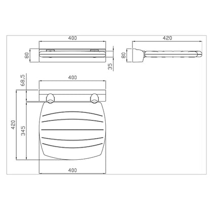 Κάθισμα τοίχου Paint G24-UHS-01