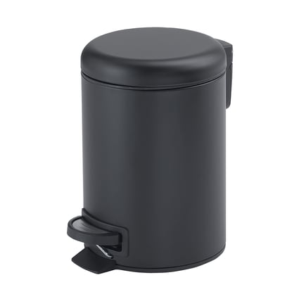 Χαρτοδοχείο Potty Black Matt 5L Gedy