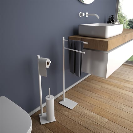 Χαρτοθήκη και Πιγκάλ Trilly White Matt TR3222