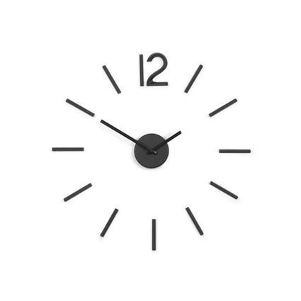 Επιτοιχίο ρολόι Blink Black 1005400-040