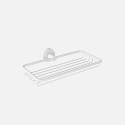 Σπογγοθήκη Omicron Μονής Στήριξης Λευκό Ματ 