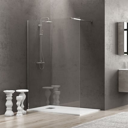 Σταθερό φύλλο καμπίνας Walk-In 1 Chromo 80x200cm