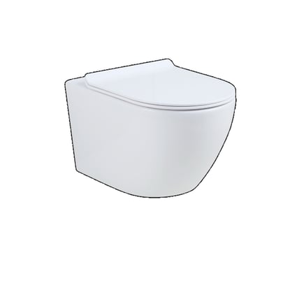 Λεκάνη κρεμαστή Rimless Round White