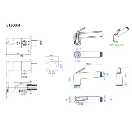 Ντουζάκι μπιντέ Flush 1