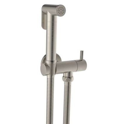 Ντουζάκι Μπιντέ Round Brused Nickel Interflex 