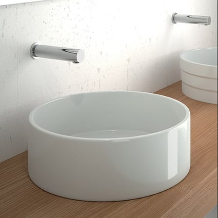 Νιπτήρας Round White Ø40 cm 108980004 Sanindusa