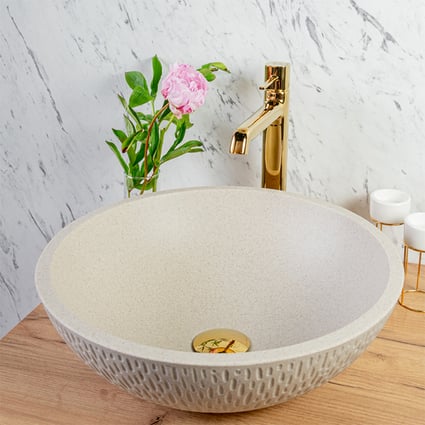 Νιπτήρας Amber Beige