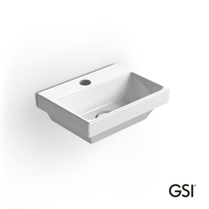 Νιπτήρας Πορσελάνης Norm White 35x26 cm