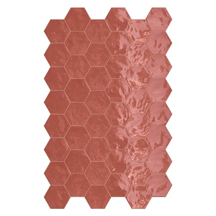 Πλακάκι Hexa wall cherry pie 17.5x15 cm