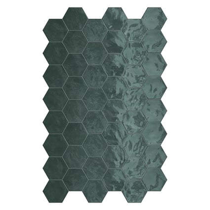 Πλακάκι Hexa green echo 17.5x15 cm