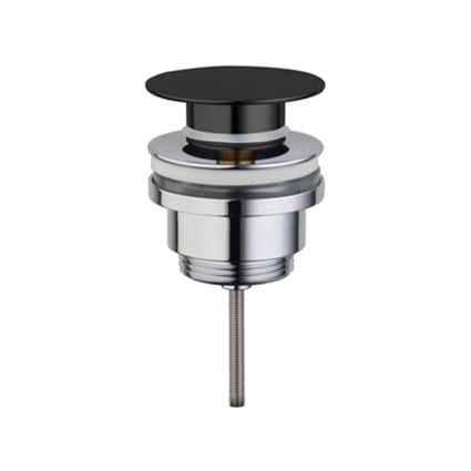 Βαλβίδα νιπτήρος Luck Black/Chrome