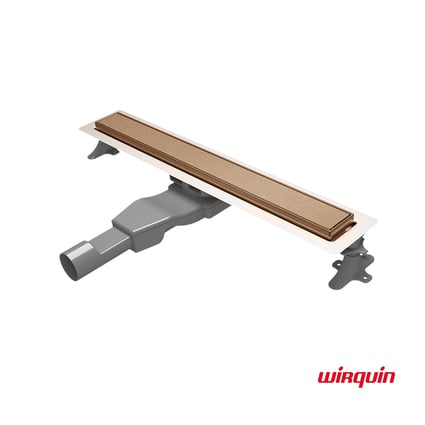 Σιφόνι, κανάλι ντουζιέρας Flat Linear 60cm Rose-Gold