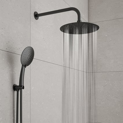 Σετ για ντους High Pro 12 Black Matt