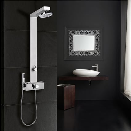 Στήλη ντους-υδρομασάζ Gemma Plus