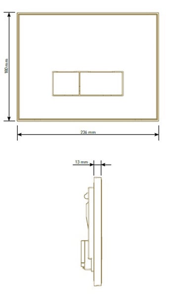 Πλακέτα Reflet 90 Black Siamp 111993