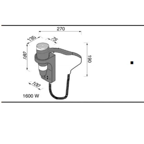 Σεσουάρ Μαλλιών Geesa 6478 Μαύρο