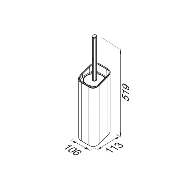 Πιγκάλ Επιτοίχιο Shift Geesa Brushed Gold
