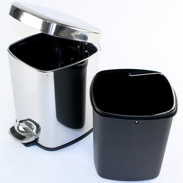 Χαρτοδοχείο Argenta Chrome 5L Gedy