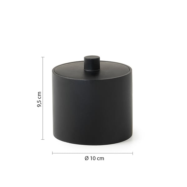 Θήκη/ Δοχείο Brenda Black Matt Gedy