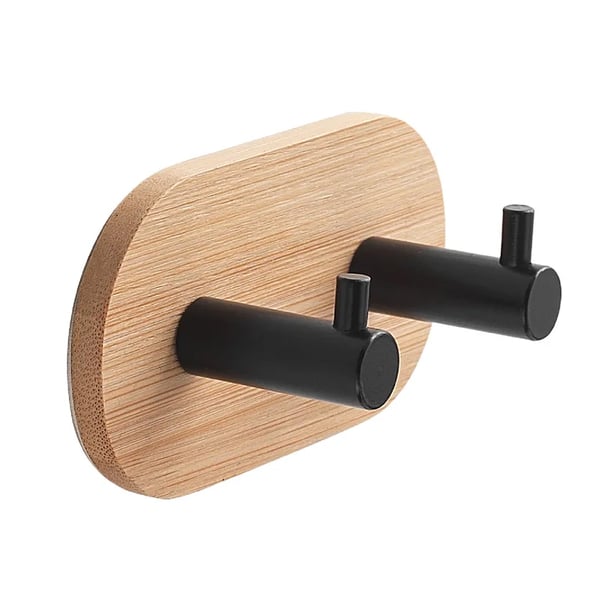 Άγκιστρο διπλό Juncos bamboo matt black Gedy