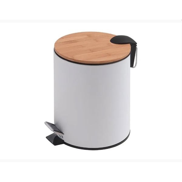 Χαρτοδοχείο Kenta bamboo matt white 3L Gedy 130904