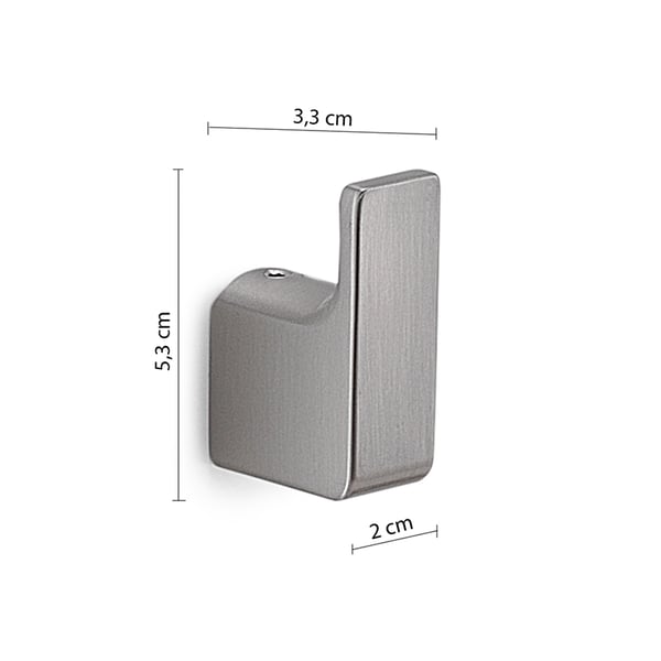 Άγκιστρο 2 τμχ Pirenei  Brushed Gedy