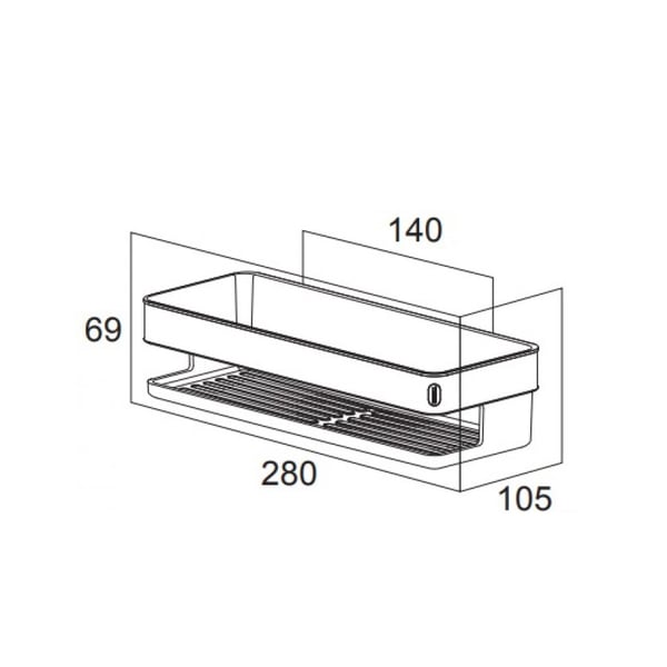 Σπογγοθήκη Tiger Μαύρο Ματ 