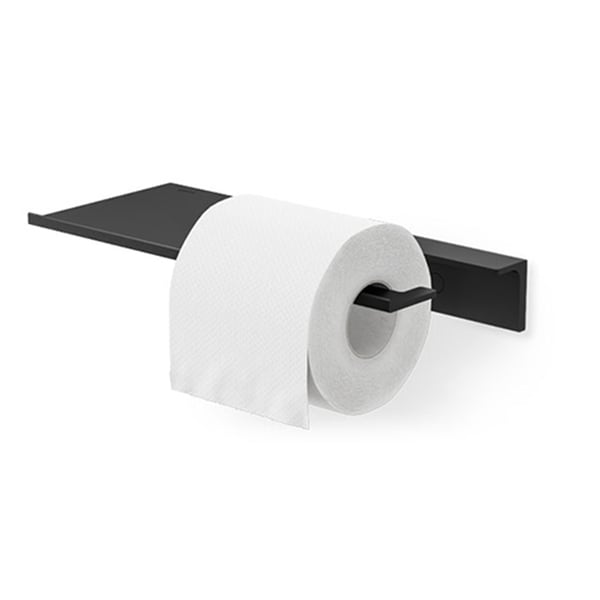 Χαρτοθήκη με εταζέρα LEEV Black Matt 28 cm