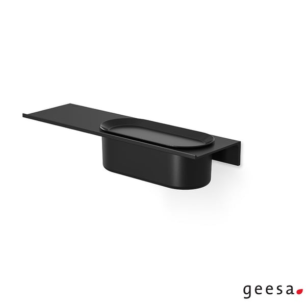 Εταζέρα με μπουκαλοθήκη LEEV Black Matt 