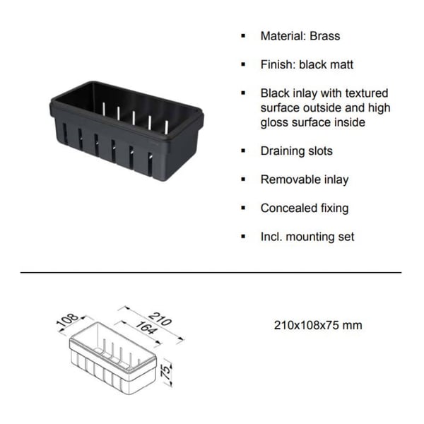 Σπογγοθήκη - Μπουκαλοθήκη Frame 8801-400