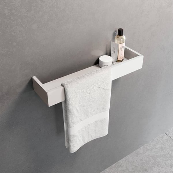 Πετσετοθήκη με ράφι Frame white matt R90AKFMPS45-U