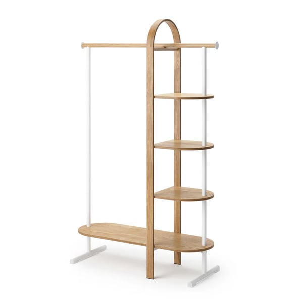 Κρεμάστρα Δαπέδου Bellwood 1019131-668 Natural-White Umbra