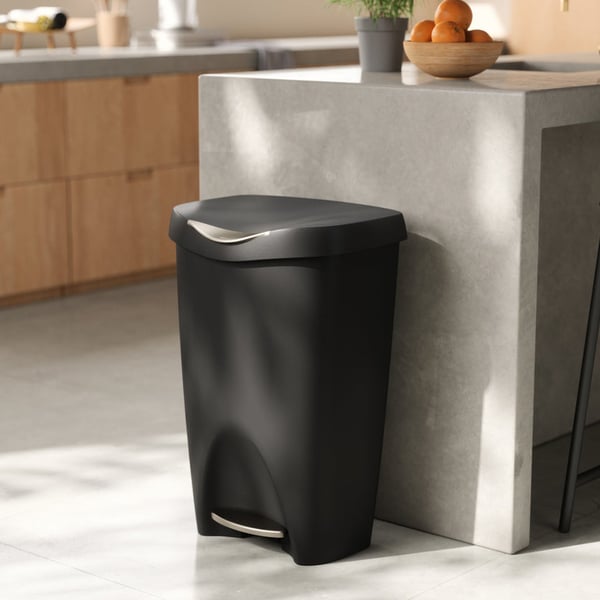 Κάδος Απορριμάτων Κουζίνας Bin Brim Black 50Lt Umbra 1021550-047 