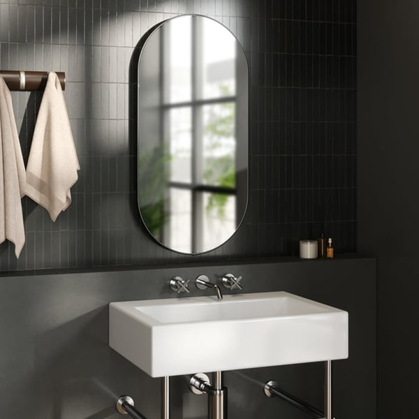 Καθρέπτης Hubba Mirror Titanium 45x91 cm Umbra 1023468-624