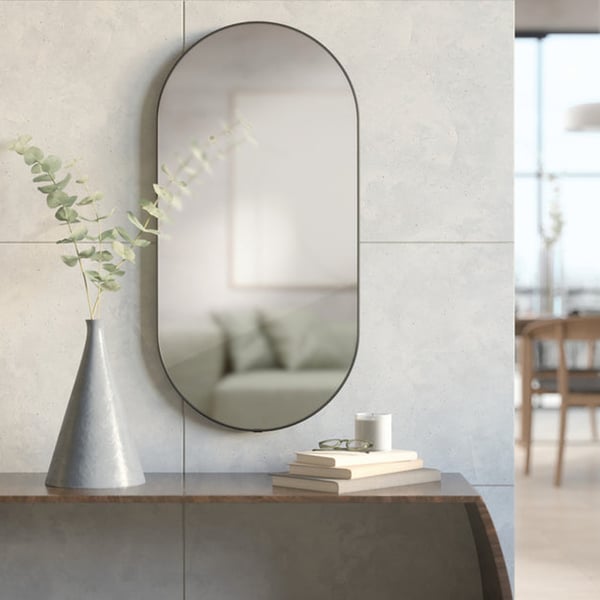 Καθρέπτης Hubba Mirror Titanium 45x91 cm Umbra 1023468-624