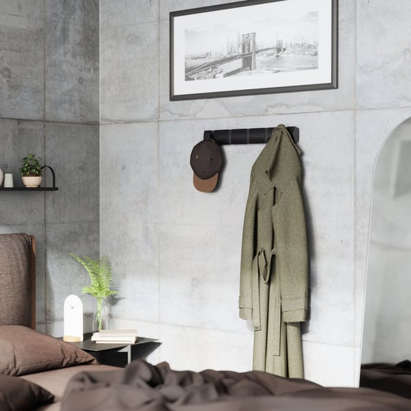 Κρεμάστρα με 5 άγκιστρα Flip Black 318850-040