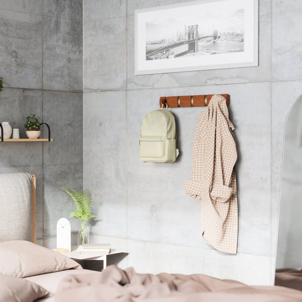 Κρεμάστρα με 5 άγκιστρα Flip Warm Gold  318850-1227