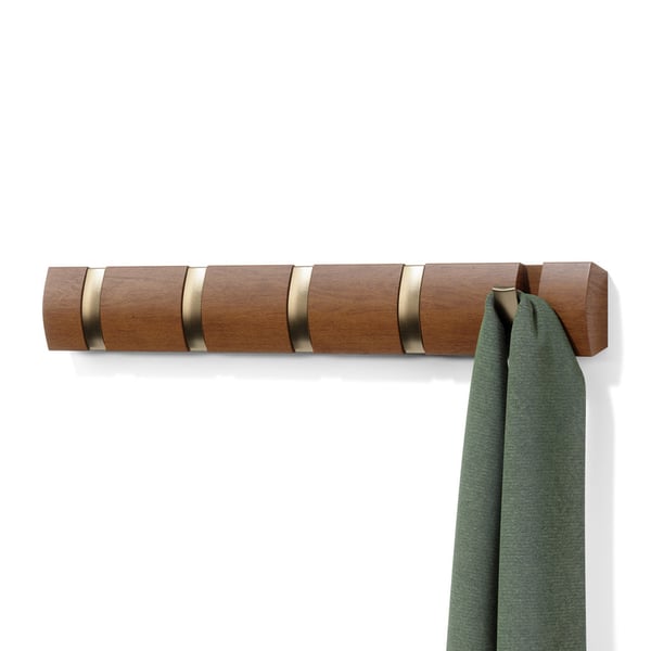 Κρεμάστρα με 5 άγκιστρα Flip Warm Gold  318850-1227