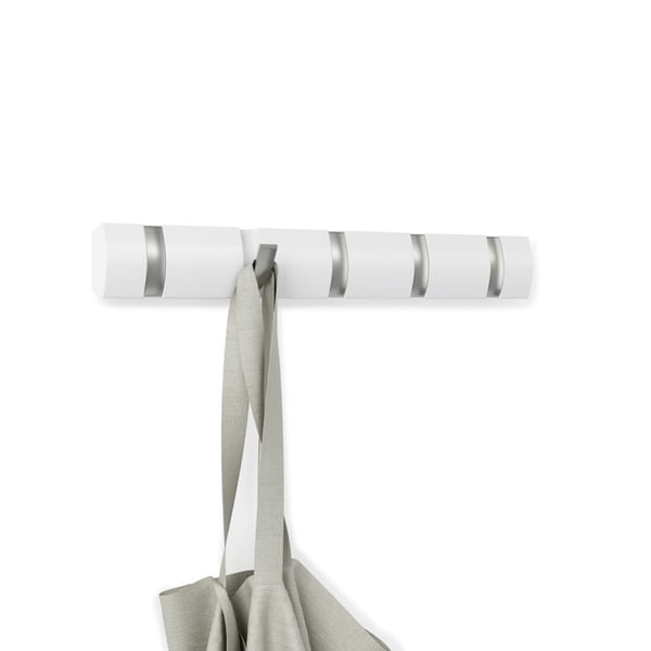 Κρεμάστρα με 5 άγκιστρα Flip White 318850-660