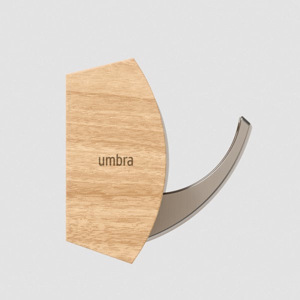 Κρεμάστρα με 3 άγκιστρα Flip Natural 318853-390