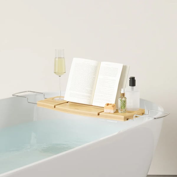 Δίσκος μπανιέρας Aquala Bathtub Caddy and Tray Natural Umbra