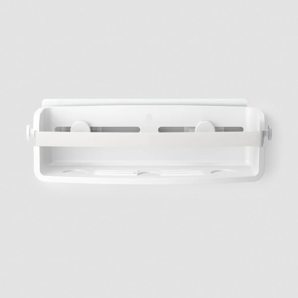 Επιτοίχια Ραφιέρα μπάνιου Flex Adhesive White 32x12x9cm Umbra 1021300-660