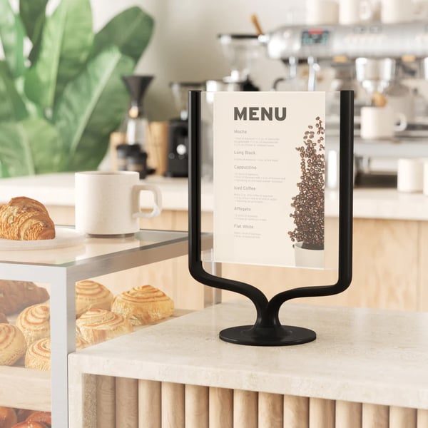 Κορνίζα μεταλλική Wishbone Μαύρη 13x18 cm Umbra