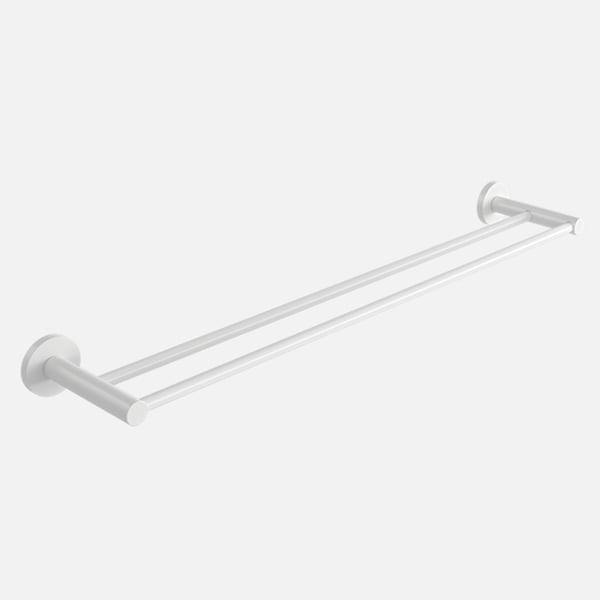 Πετσετοθήκη Sigma λευκό ματ Διπλή 60 cm