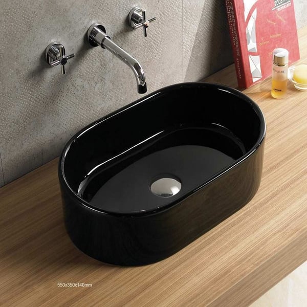 Νιπτήρας Corona Μαύρο