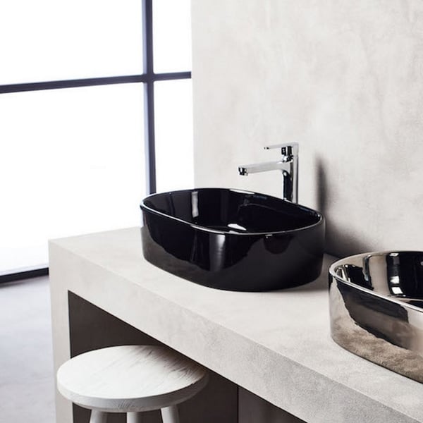 Νιπτήρας Corona Μαύρο