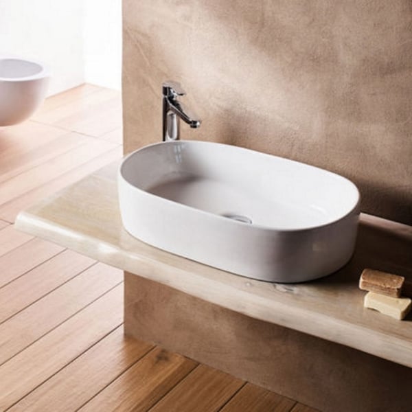 Νιπτήρας Corona Λευκό